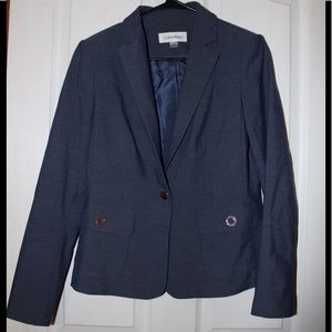 Navy Calvin Klein blazer